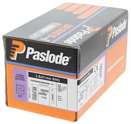 Paslode Impulse Nail & Fuel Pack RG 350/350+ 51 x 2.8mm  3300Pk  Galv Plus