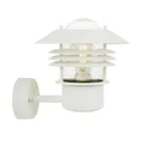 White outdoor wall lamp Island