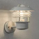 White outdoor wall lamp Island