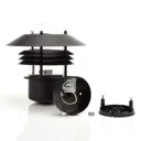 Beautiful outdoor wall lamp Vejers in black