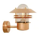 Blokhus outdoor wall lamp in copper