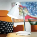 Modern table lamp CYCLONE white