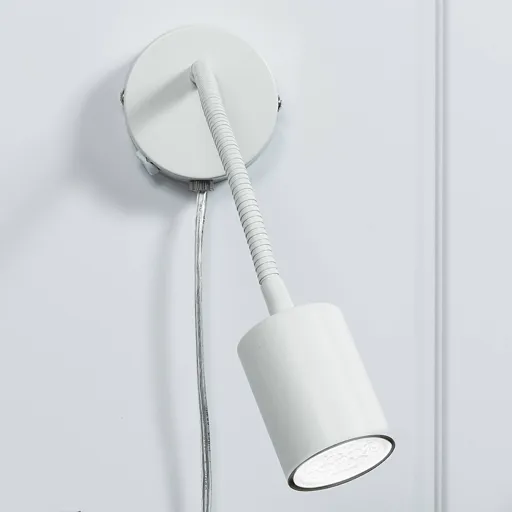 Explore - flexible LED wall spotlight in white