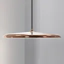 Artist 40 - flat LED hanging light, copper