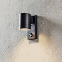 Tin Maxi Sensor outdoor wall light, black