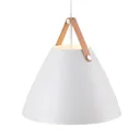 Strap 36 LED pendant lamp with a leather strap