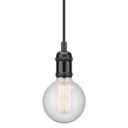 Avra – minimalist hanging lamp in black