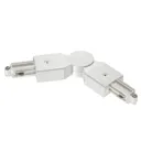 Corner connector flexible, Link track system white