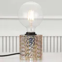 Made of glass - Hollywood table lamp smoky grey