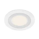 Clyde LED recessed ceiling light warm white Ø 8 cm