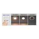 Elkton LED recessed ceiling light, Ø 8 cm