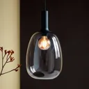 Alton hanging light, smoky grey Ø 23 cm