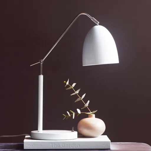 Alexander table lamp with joints, white