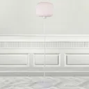 Milford floor lamp with white glass lampshade