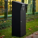 Björn Parcel S free-standing letterbox in black
