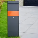 Stand letterbox Parcel anthracite
