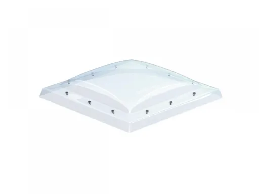 Velux Polycarbonate Flat Roof Dome (0-15 degrees) 1000 x 1000mm Clear ISD 100100 0010A