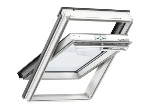 Velux Roof Window Centre Pivot  550 x 978   White Painted    GGL CK04 2070