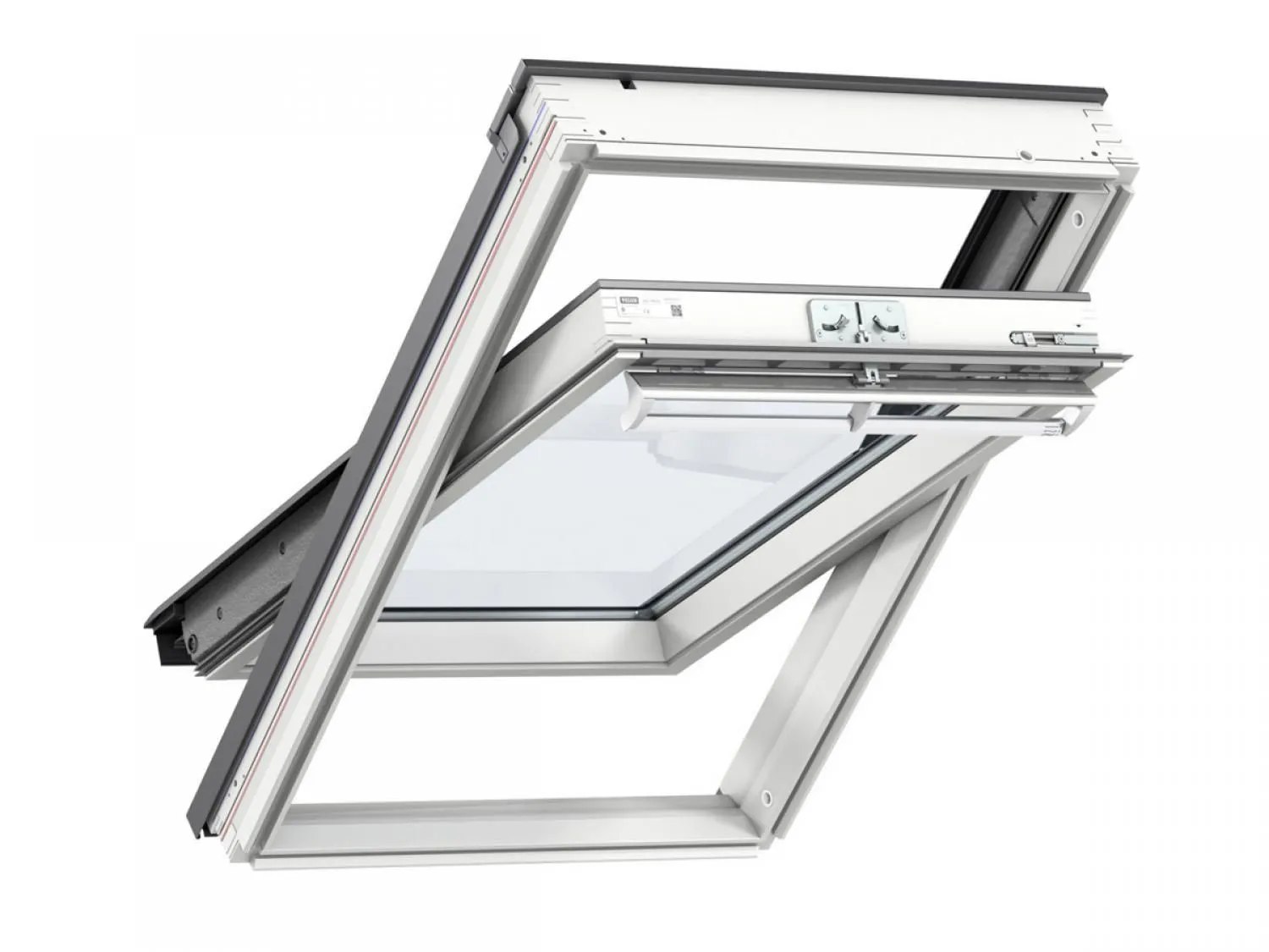 Velux Roof Window Centre Pivot  550 x 1178   White Painted    GGL CK06 2070