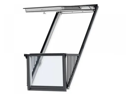 Velux Triple CABRIO Balcony Roof Window  3020 x 2520   White Painted   GDL PK19 SK0L322