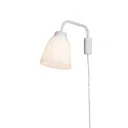FRITZ HANSEN Caravaggio wall lamp, opal glass