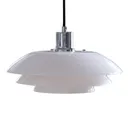 Dyberg Larsen DL31 hanging light, glass, chrome