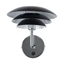 Dyberg Larsen DL20 wall light metal 20 cm black