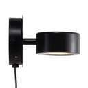 Clyde LED wall light with a plug and a dimmer