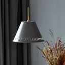 Pine hanging light, 1-bulb, black