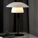 Verona table lamp, white and black