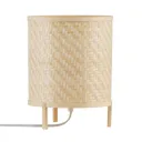 Trinidad table lamp made of natural bamboo