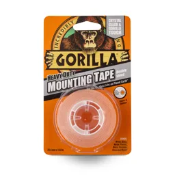 Gorilla Clear Mounting Tape (L)1.5m (W)25.4mm