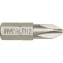 Irwin Phillips Screwdriver Bit - PH2, 25mm, Pack of 10