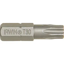 Irwin Torx Screwdriver Bit - T20, 25mm, Pack of 10