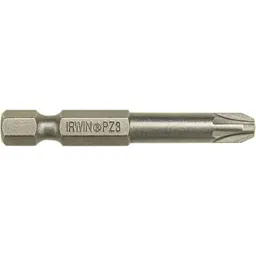 Irwin Pozi Power Screwdriver Bit - PZ2, 90mm, Pack of 1