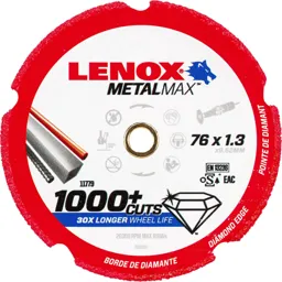 Lenox MetalMax Diamond Metal Cutting Disc - 75mm