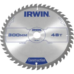 Irwin ATB Construction Circular Saw Blade - 300mm, 48T, 30mm
