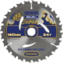 Irwin Weldtec Construction Saw Blade - 160mm, 24T, 20mm