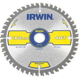 Irwin Multi Material Circular Saw Blade - 160mm, 48T, 20mm