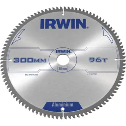Irwin Aluminium Non-Ferrous Metal Saw Blade - 300mm, 96T, 30mm