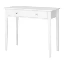Valenca Satin white Painted 2 Drawer Non extendable Dressing table (H)765mm (W)1000mm (D)450mm