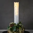 Sara Calendar LED candle white/romantic 29 cm high