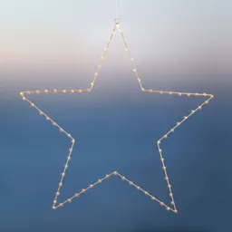 Liva Star LED decorative star, gold 70 cm diameter