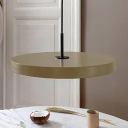 UMAGE Asteria medium hanging lamp, black taupe