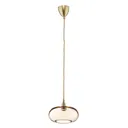 EBB & FLOW Horizon hanging lamp smoky gold Ø 21 cm