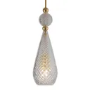 EBB & FLOW Smykke pendant light gold, crystal