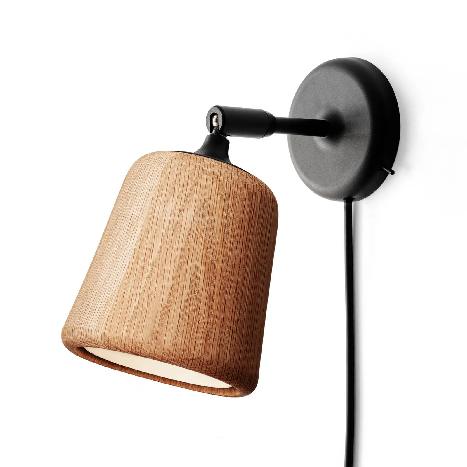 New Works Material Originals wall lamp natural oak