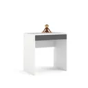 Liten Grey 1 Drawer Desk (H)765mm (W)745mm (D)482mm