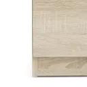 Esla High gloss oak oak effect 3 Drawer Chest of drawers (H)700mm (W)770mm (D)500mm