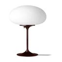 GUBI Stemlite table lamp, dark red, 42 cm